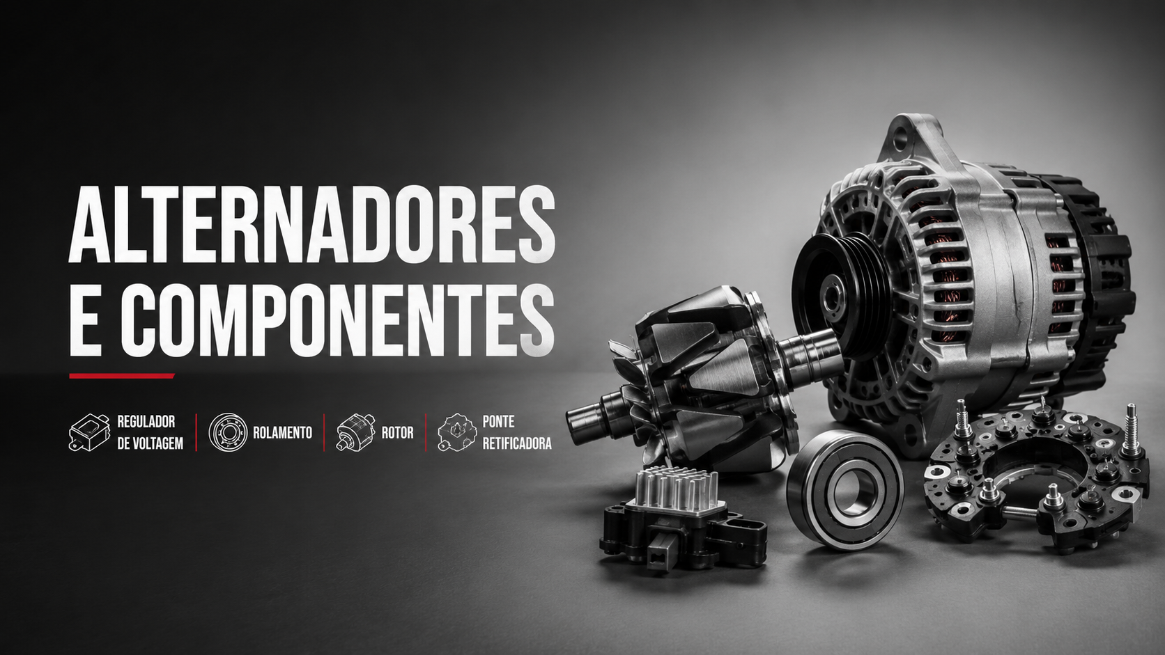alternadores e componentes