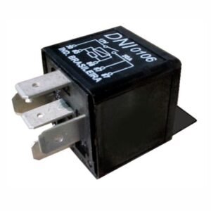 Rele Auxiliar - 12v Duplo Contato C/ Suporte