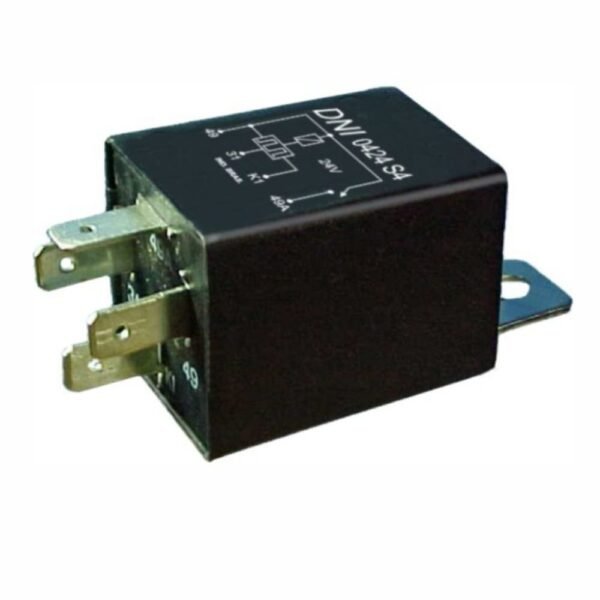 Rele – Pisca 4 Terminais 24v C/ Suporte
