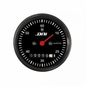 Horimetro - Bivolt Universal Todo Preto