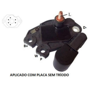 Regulador De Voltagem - Corsa / Fiesta  C/ S/ Ar