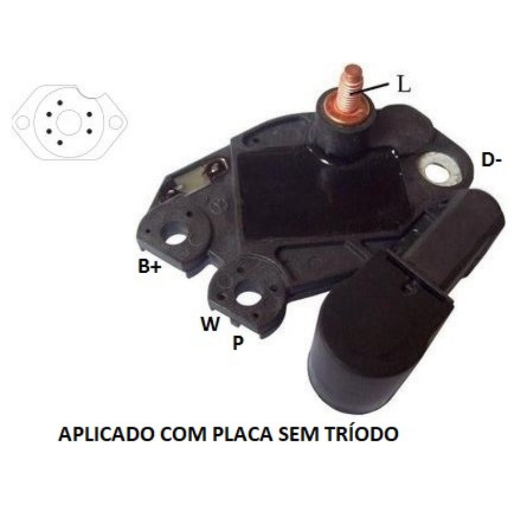 Regulador De Voltagem – Corsa / Fiesta C/ S/ Ar